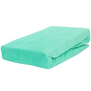 Prześcieradło frotte z gumką miętowe firmy TuliSen