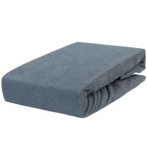 Prześcieradło frotte z gumką szare firmy TuliSen.