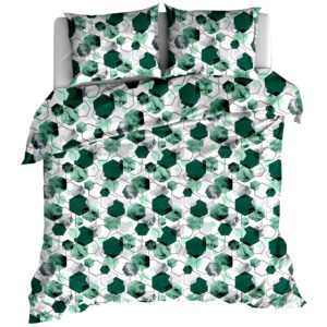 posciel-bawelniana-hexagon-emerald